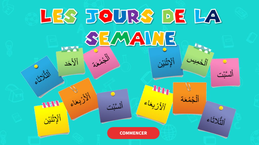 Jeu pour apprendre le vocabulaire